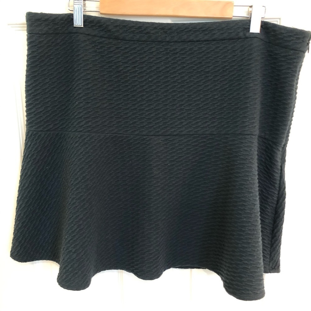 LOFT Teal Textured Skirt